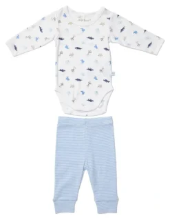Marquise Bodysuit & Legging Set in Blue
