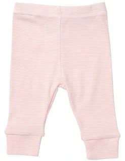 Marquise Floral & Stripe Bodysuit and Legging Set in Pink
