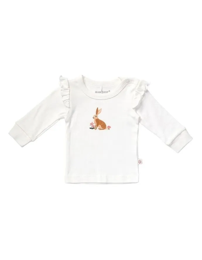 Marquise Frill Top And Fleece Pant Set in Multi