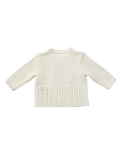 Marquise Knit Cardigan in Cream