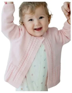 Marquise Knit Cardigan in Pink