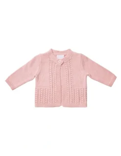 Marquise Knit Cardigan in Pink