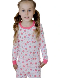 Marquise Pyjama Set 2 Piece in Strawberry