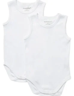 Marquise Sleeveless Bodysuit 2 Pack in White