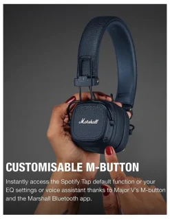 Marshall Major V 255276 Headphone in Midnight Blue