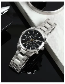Maserati Attrazione 43mm Chronograph Quartz Watch in Black