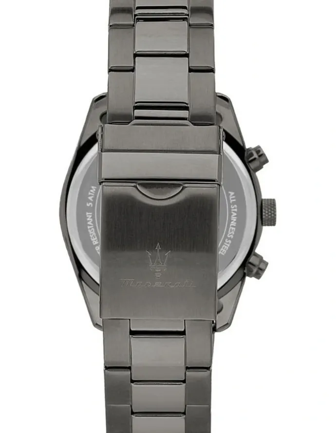 Maserati Attrazione Stainless Steel Watch 43mm in Black
