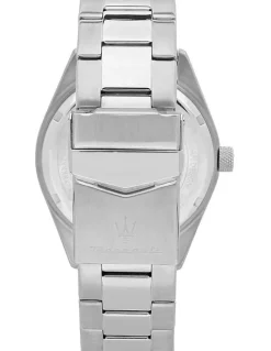 Maserati Competizione Silver Stainless Steel Watch 43mm in Silver