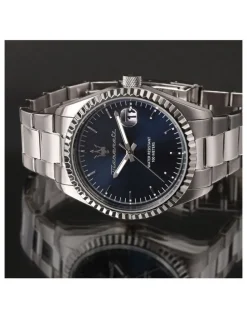 Maserati Competizione Silver Stainless Steel Watch 43mm in Silver
