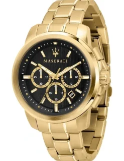 Maserati Successo Black/Gold Watch R8873621013