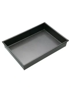 MasterCraft Heavy Base Rectangular Deep Cake Pan Carbon 35x24cm