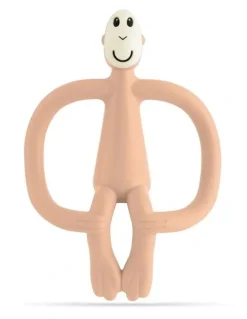 Matchstick Matchstick Monkey Teething Toy and Gel Applicator - Peach
