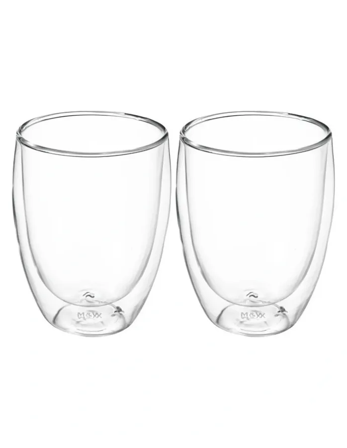 Maxwell & Williams Blend Double Wall Cup 350ml Set of 2 in Clear
