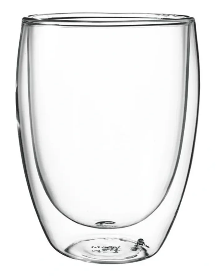 Maxwell & Williams Blend Double Wall Cup 350ml Set of 2 in Clear