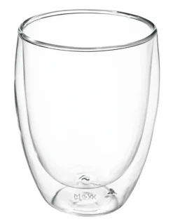 Maxwell & Williams Blend Double Wall Cup 350ml Set of 2 in Clear