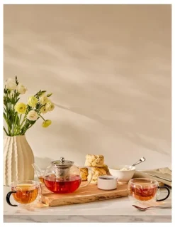 Maxwell & Williams Blend Teapot With Infuser 800ml in Silver