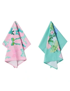 Maxwell & Williams Cherish Tea Towel Set of 2 50x70cm in Multi