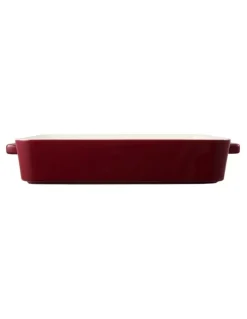 Maxwell & Williams Epicurious Lasagne Dish Bordeaux Gift Boxed 36x24.5x7.5cm in Red