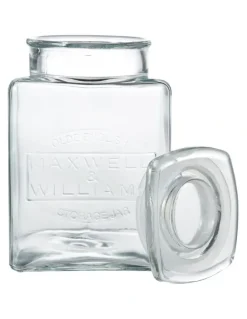 Maxwell & Williams Olde English Storage Jar 1 Litre in Silver