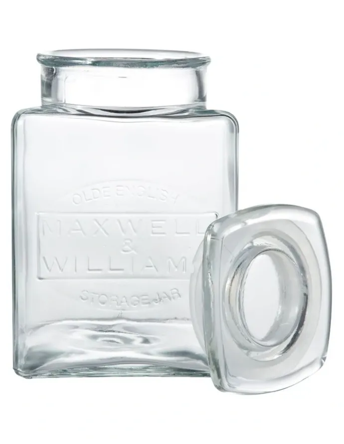 Maxwell & Williams Olde English Storage Jar 1 Litre in Silver