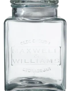 Maxwell & Williams Olde English Storage Jar 1 Litre in Silver