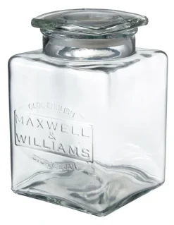 Maxwell & Williams Olde English Storage Jar 1 Litre in Silver