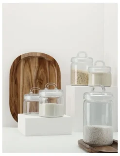 Maxwell & Williams Refresh Canister Set 750ml 3 Piece in Clear
