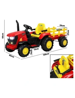 Mazam Mazam 156cm Ride On Tractor 12V Kids Electric Vehicle Toy Cars Remote Control Gift