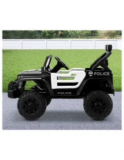 Mazam Mazam Kids Police Ride On Car 12V Electric Toy Remote Control Battery Gift Cars