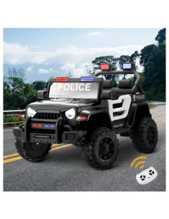 Mazam Mazam Kids Police Ride On Car 12V Electric Toy Remote Control Battery Gift Cars