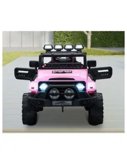 Mazam Mazam Ride on Car 12V Kids Electric Bluetooth Remote Control Battery Toy Pink