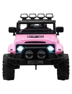 Mazam Mazam Ride on Car 12V Kids Electric Bluetooth Remote Control Battery Toy Pink