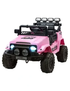 Mazam Mazam Ride on Car 12V Kids Electric Bluetooth Remote Control Battery Toy Pink