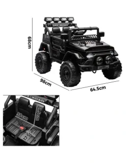 Mazam Mazam Ride on Car 12V Kids Electric Bluetooth Remote Control Cars Toy Gift Black