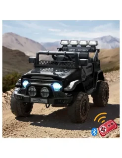 Mazam Mazam Ride on Car 12V Kids Electric Bluetooth Remote Control Cars Toy Gift Black