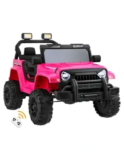 Mazam Mazam 12V Kids Ride On Car Remote Control Electric Toy Horn Music Car Pink