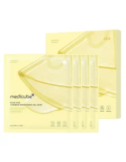 Medicube Kojic Acid Turmeric Brightening Gel Mask Bundle 4Pieces