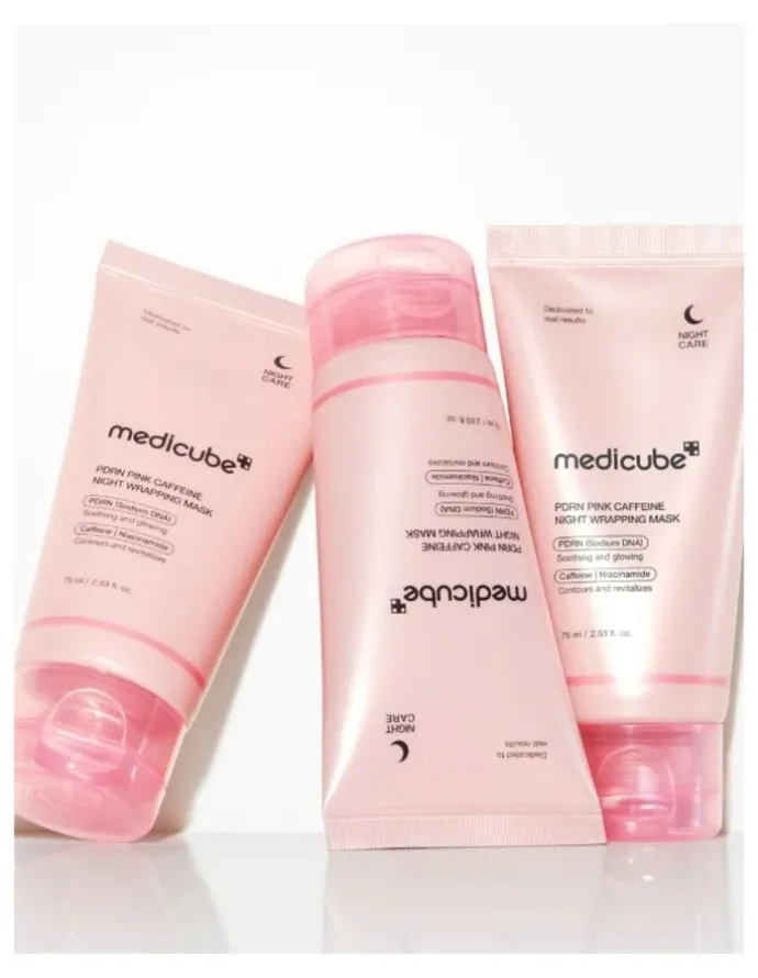 Medicube Pdrn Pink Caffeine Night Wrapping Mask