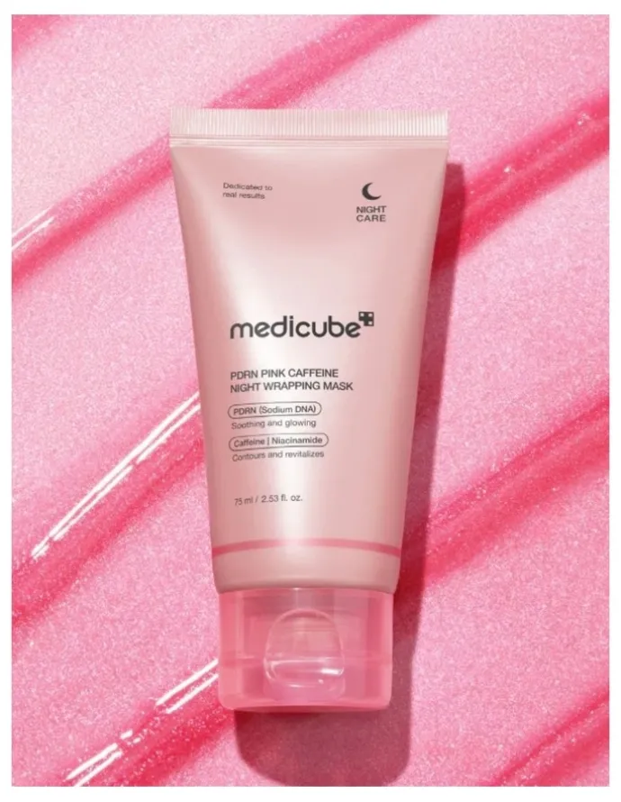 Medicube Pdrn Pink Caffeine Night Wrapping Mask