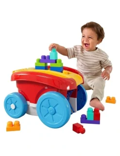 Mega Bloks First Builders Block Scooping Wagon