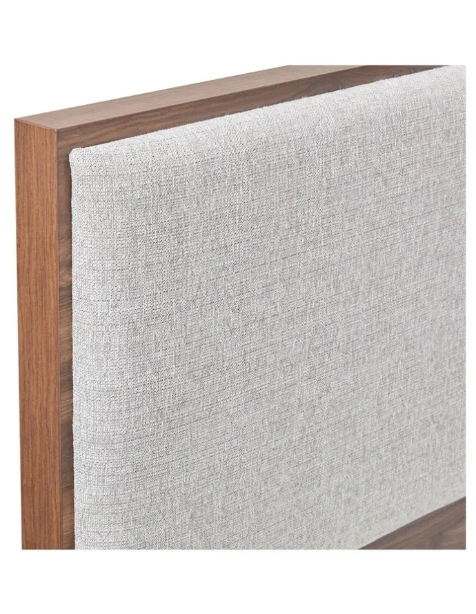 Melbournians Furniture King Bed Frame With Melamine Finishing in Brown