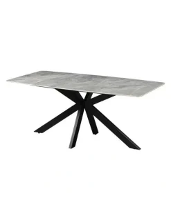 Melbournians Furniture Sintered Stone Top Dining Table in Grey