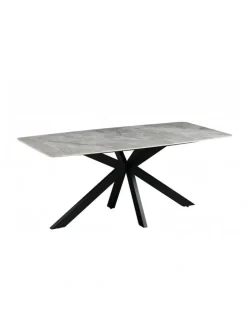 Melbournians Furniture Sintered Stone Top Dining Table in Grey