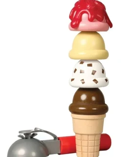 Melissa & Doug Scoop and Serve Wooden Ice Cream Counter
