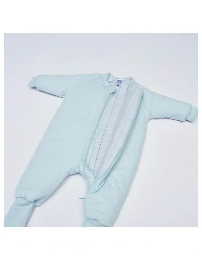 Merino Baby Infant Sleeping Suit in Blue