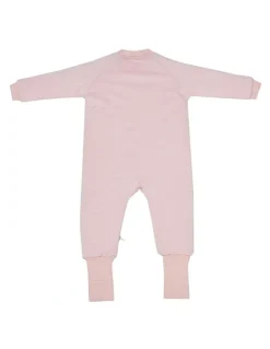 Merino Baby Infant Sleeping Suit in Pink