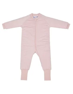 Merino Baby Infant Sleeping Suit in Pink