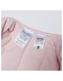 Merino Baby Infant Sleeping Suit in Pink