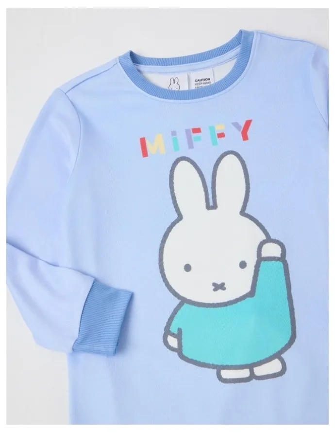 Miffy Miffy Cosy Knit Pyjama With Socks in Blue