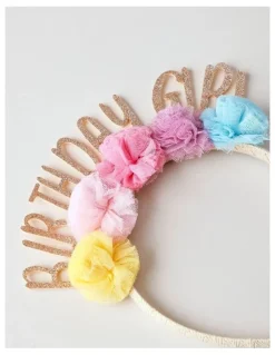 Milkshake Birthday Headband in Multi
